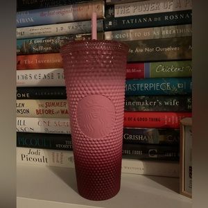 Starbucks 2022 Christmas Pink Ombré Waxberry Studded Tumbler